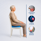 ComfortSeat® Cojín de Gel Ortopédico — Alivio de Espalda, Cadera y Coxis