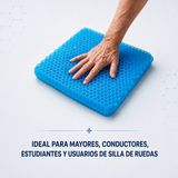 ComfortSeat® Cojín de Gel Ortopédico — Alivio de Espalda, Cadera y Coxis