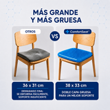 ComfortSeat® Cojín de Gel Ortopédico — Alivio de Espalda, Cadera y Coxis