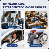 ComfortSeat® Cojín de Gel Ortopédico — Alivio de Espalda, Cadera y Coxis