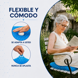 ComfortSeat® Cojín de Gel Ortopédico — Alivio de Espalda, Cadera y Coxis